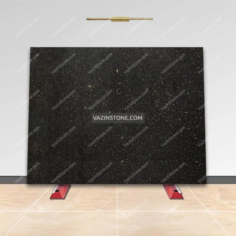 Black galaxy slab stone