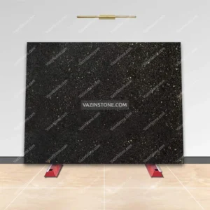 Black galaxy slab stone