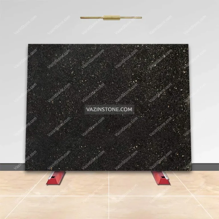 Black galaxy slab stone
