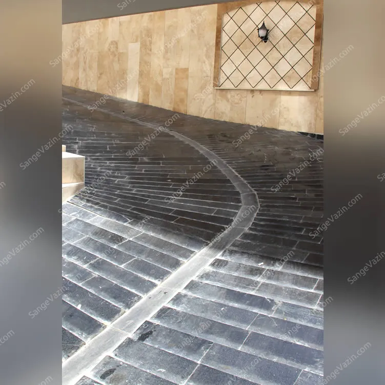 Granite parking ramp