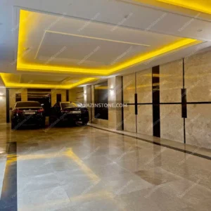 Parking wall and floor stone