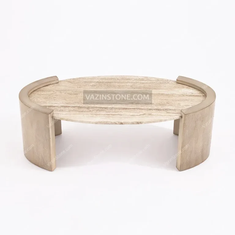 Top View of the Artas Stone Coffee Table