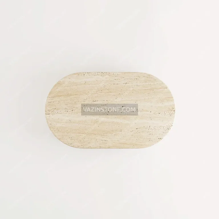 Stone top of the Lorenta coffee table
