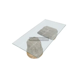Ancient Column Stone Coffee Table