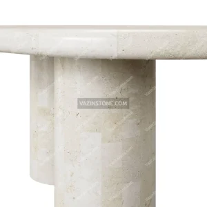 Stone base of Ayla coffee table