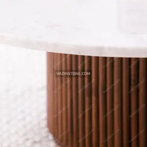 Loto stone coffee table with light a atmpsphere