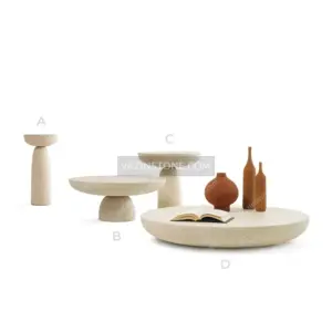 Luna Stone Table Set