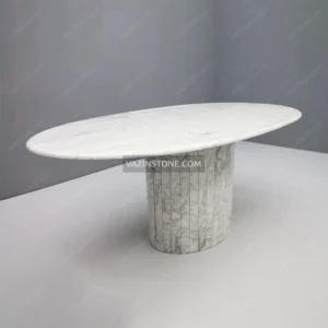 Oval Stone Dining Table