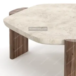 Riva stone table's texture