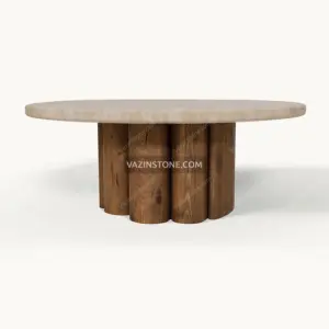 Shariel stone coffee table