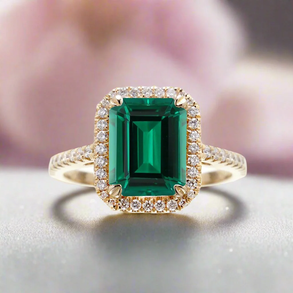 A ring with an emerald stone - Valuable Gemstones