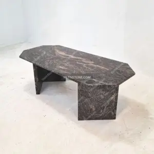 Granite stone coffee table