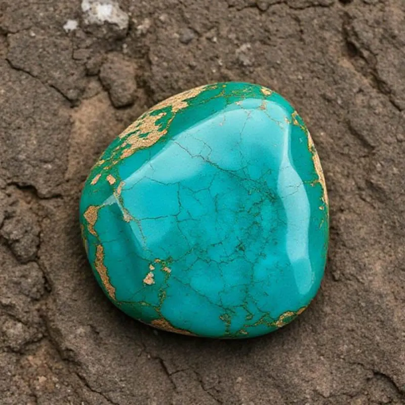 Turquoise srone's texture
