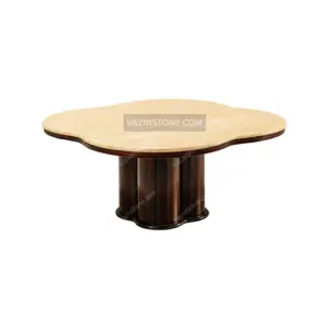 Clover stone coffee table