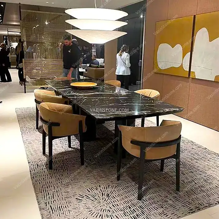 Marble stone dining table