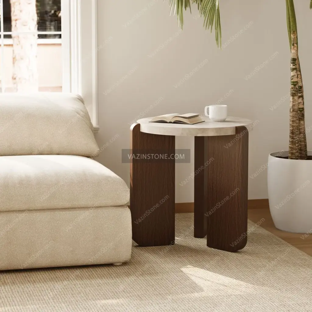 Wooden side table