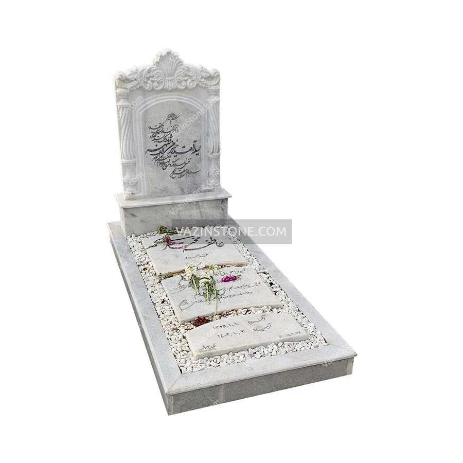 Three pieces Qorve tombstone