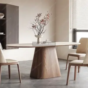 Aris dining table in a dining room