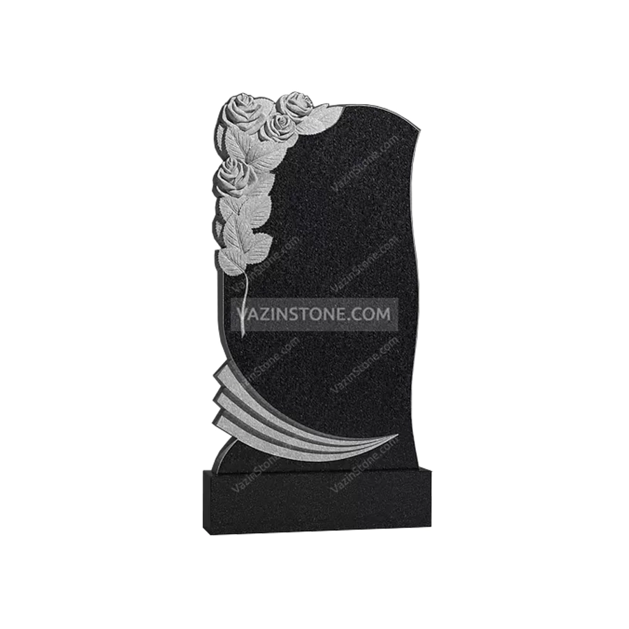 Granite Rose Serenity Headstone