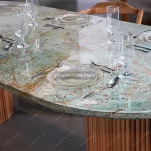 Atlan dining table closeup