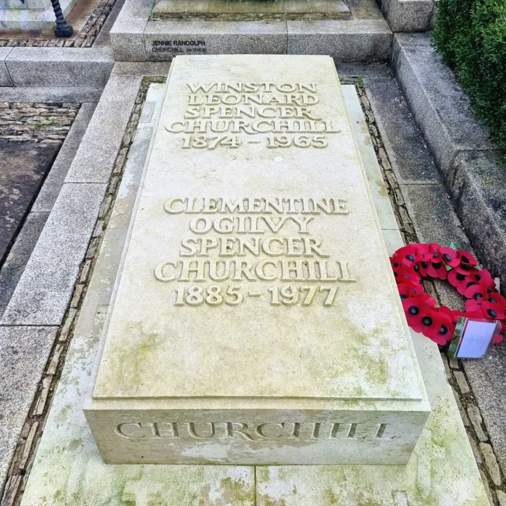 Churchill's tombstone