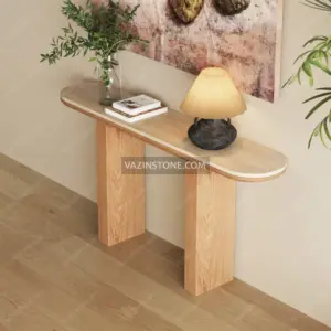 Noviyan console table from above
