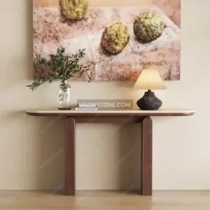 Noviyan console table with accessories