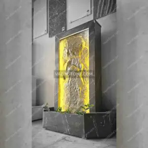 Rocky stone fountain