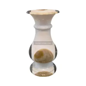 Other side of the blanca stone flower pot