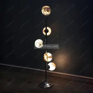 Glowra stone floor lamp