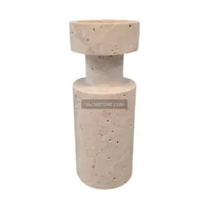 Lumira Stone Candlestick Holder