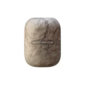Aylar stone candlestick holder