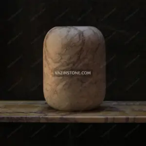 Aylar stone candlestick holder