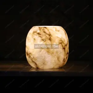 Aylin candle holder with a candle