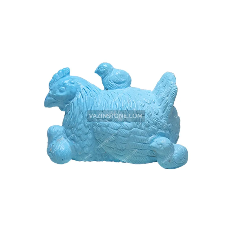 Chicken stone sculpture