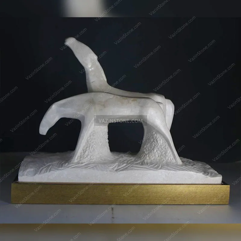 Animal stone sculpture