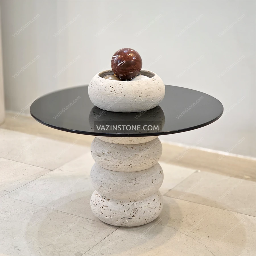 Sangchin stone side table