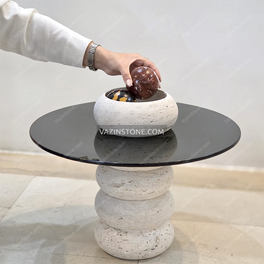 Sangchin stone side table