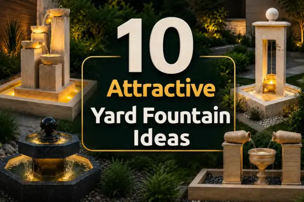 10 Attractive Yard Fountain Ideas