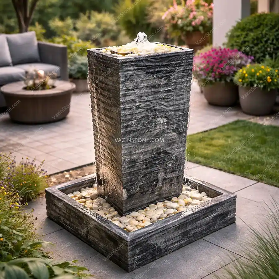 Masoud stone fountain