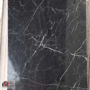 Najafabad black marble texture