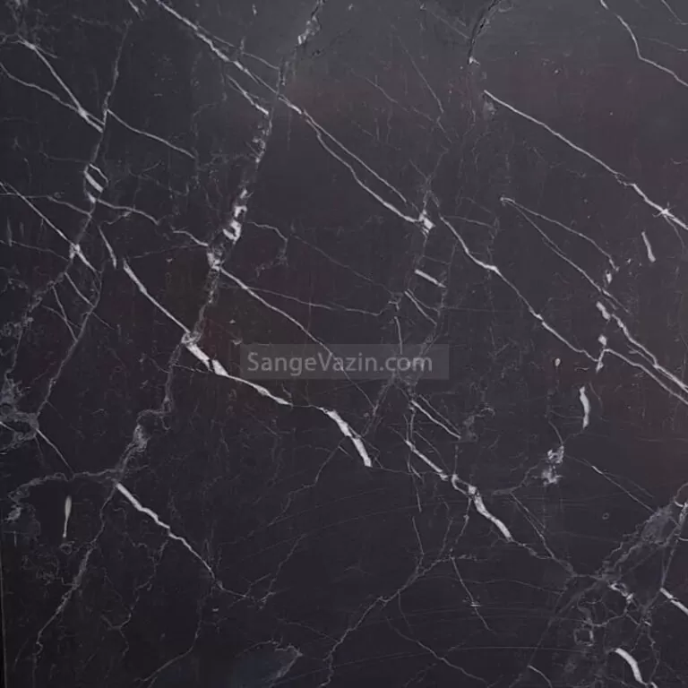 black marble with white vein texture