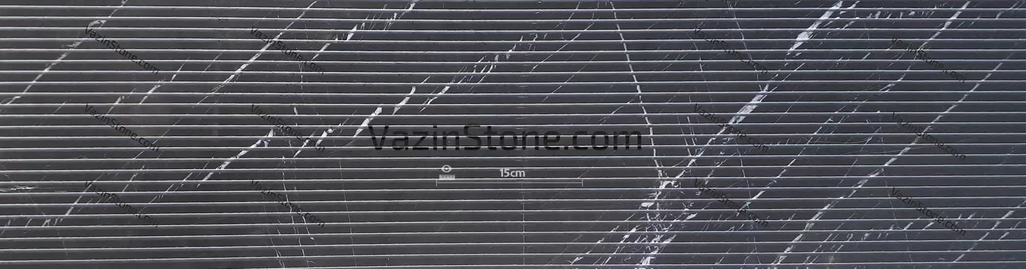 pietra grey cut - black with white streaks stone