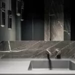 pietra grey bathroom