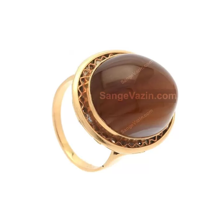 brown agate in jewelry