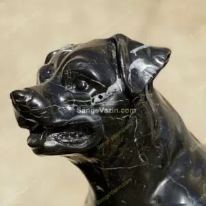 dog statue details