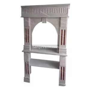 barbique with salsali marble stone