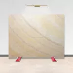 wavy cream onyx marble stone slab