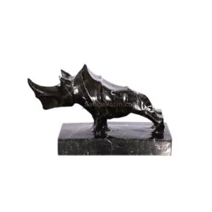 Rhinoceros Stone Sculpture