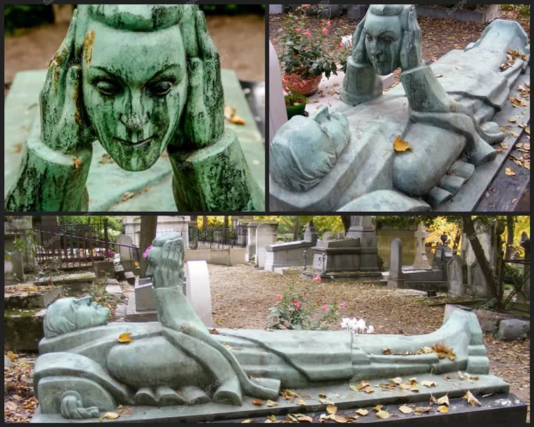 Fernand Arbelot strange gravestone